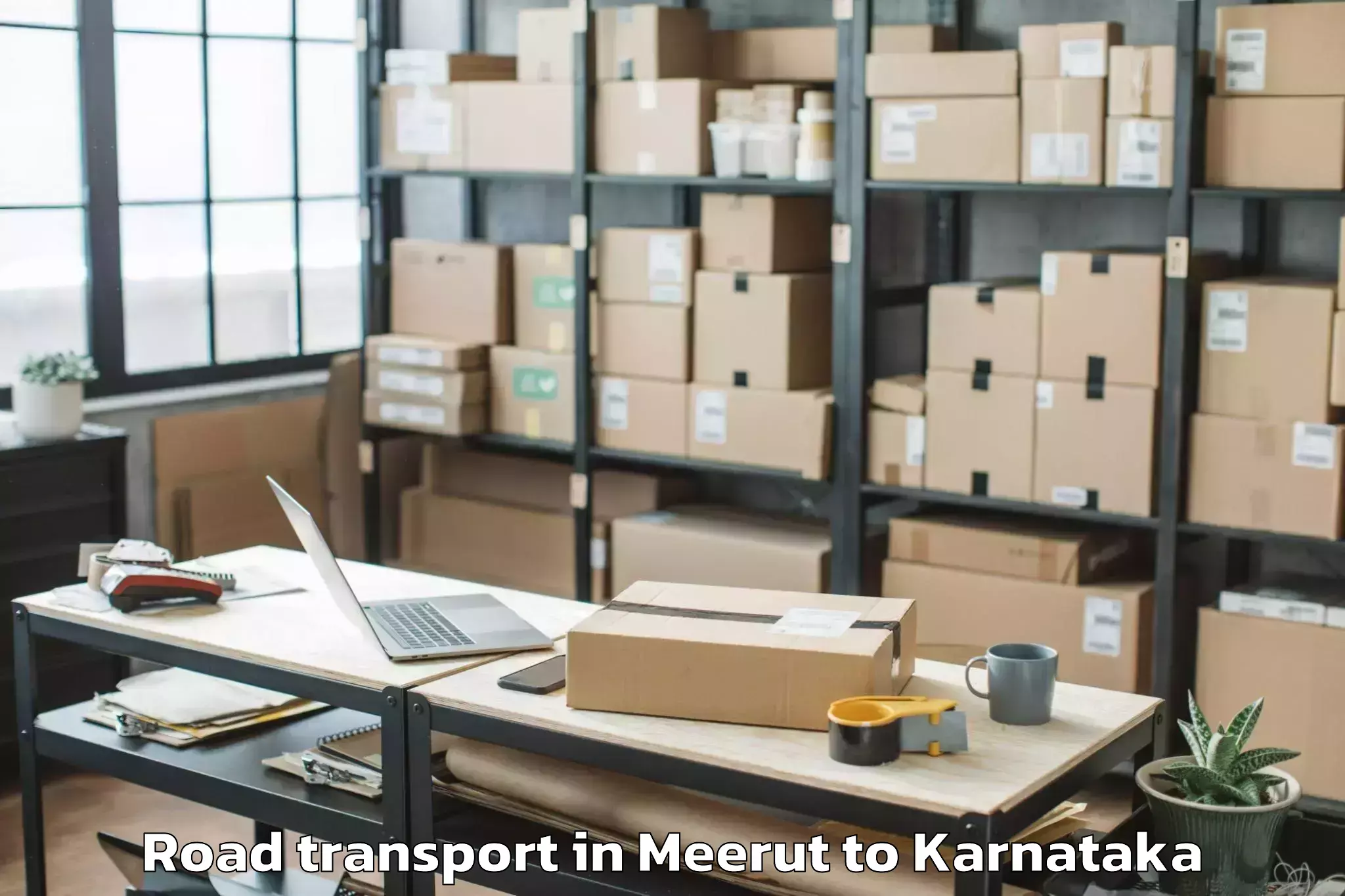 Meerut to Kadur Road Transport